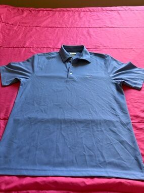 Greg Norman Collection Men's Slate Blue Polo
